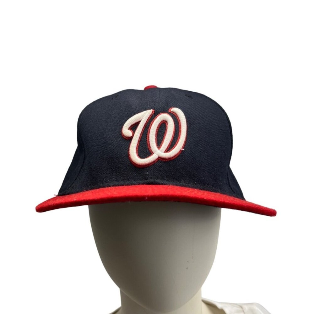 New Era 59Fifty Washington Nationals Official On Field Cap Size 7 3/8in 58.7cm
